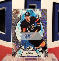 Cam Atkinson 2021-22 - Base Limited Autograph #98 Upper Deck Ice